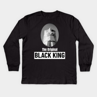 The Original Black KING Kids Long Sleeve T-Shirt